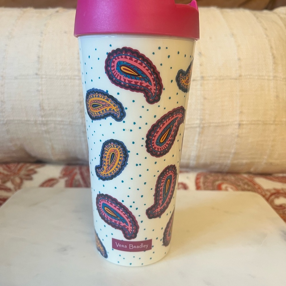 Vera Bradley Travel Mug/Tumbler in Twilight Paisley